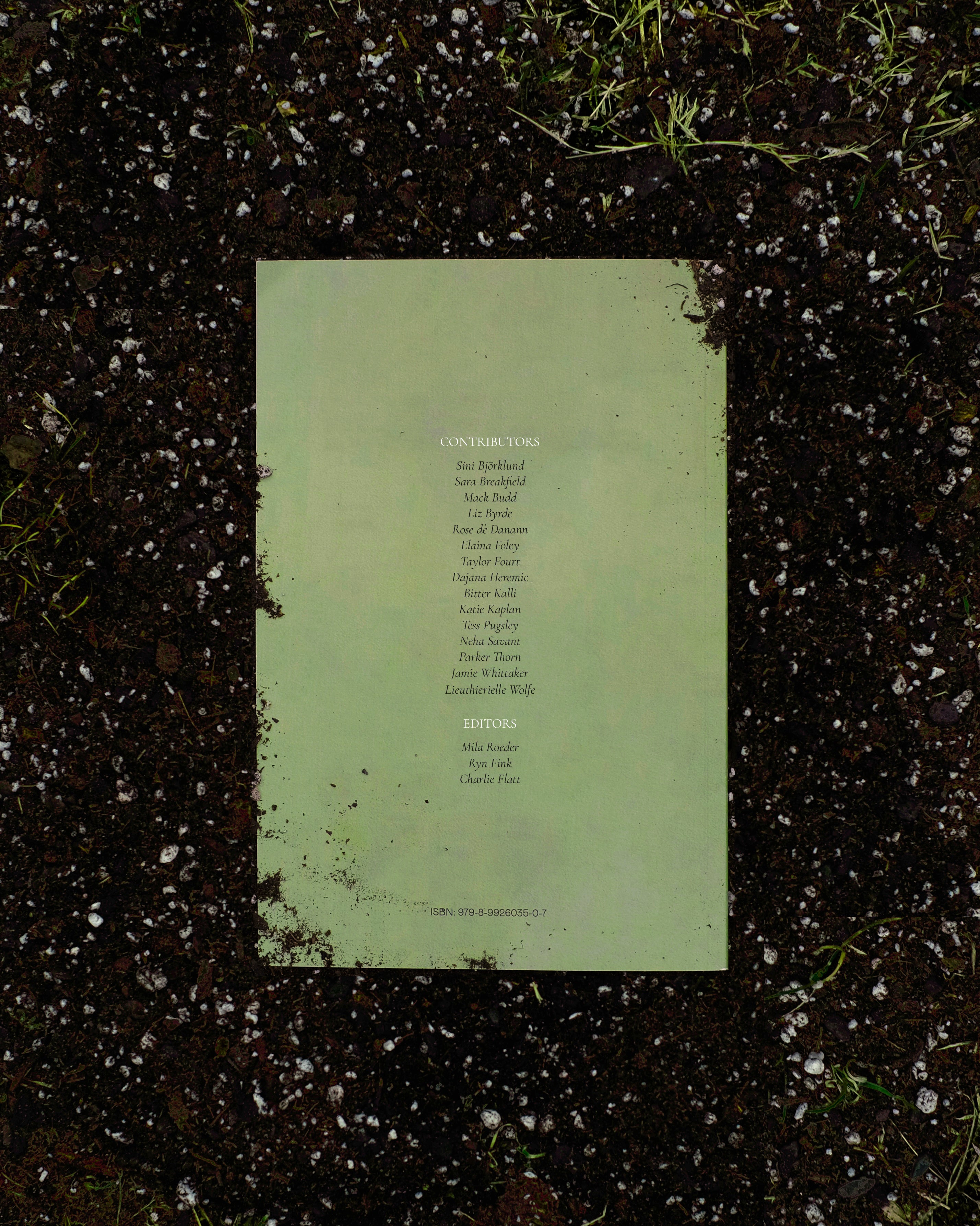 Poison Garden Issue 1: Purpose of Poison