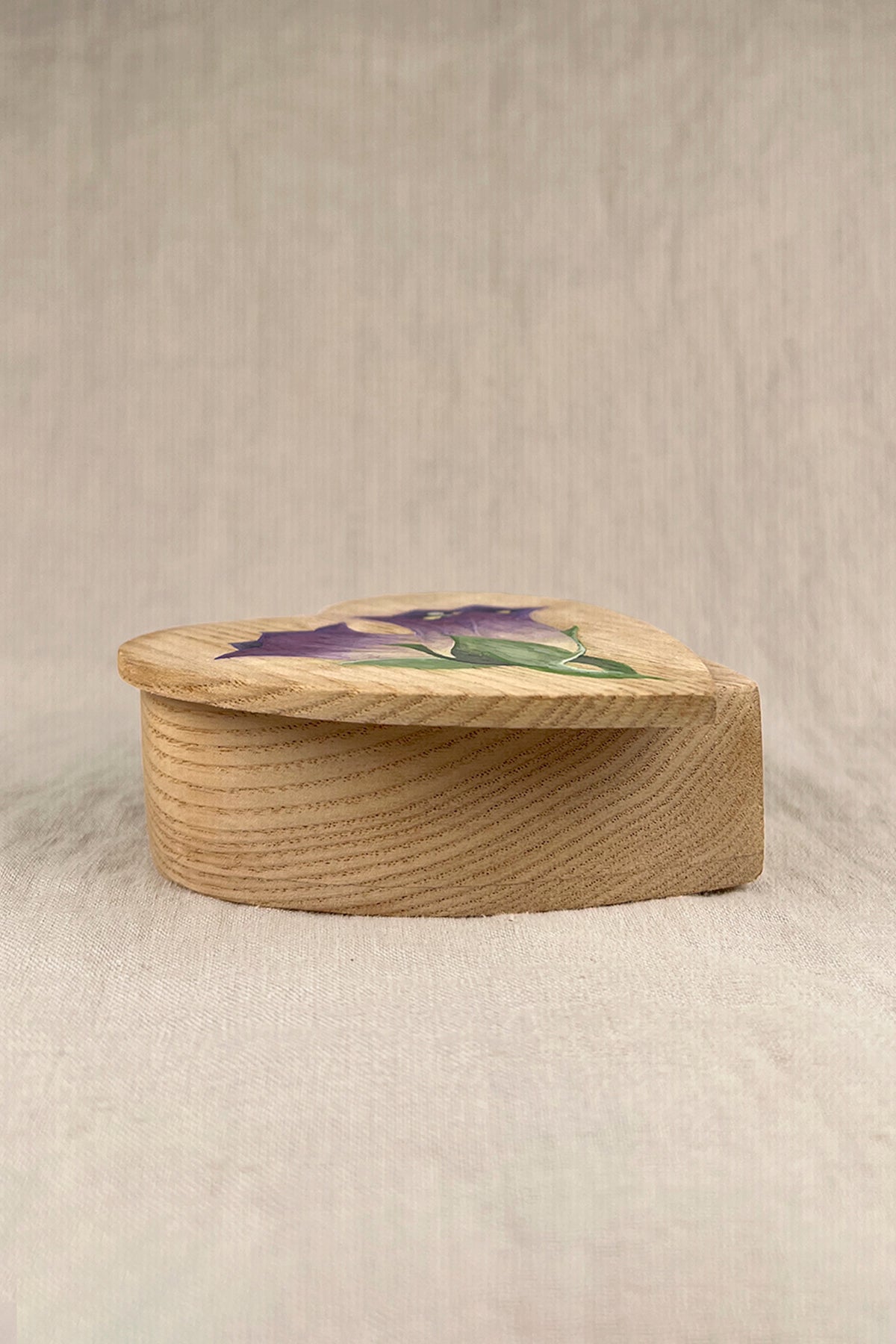 Belladonna Heart-Shaped Painted Altar Box