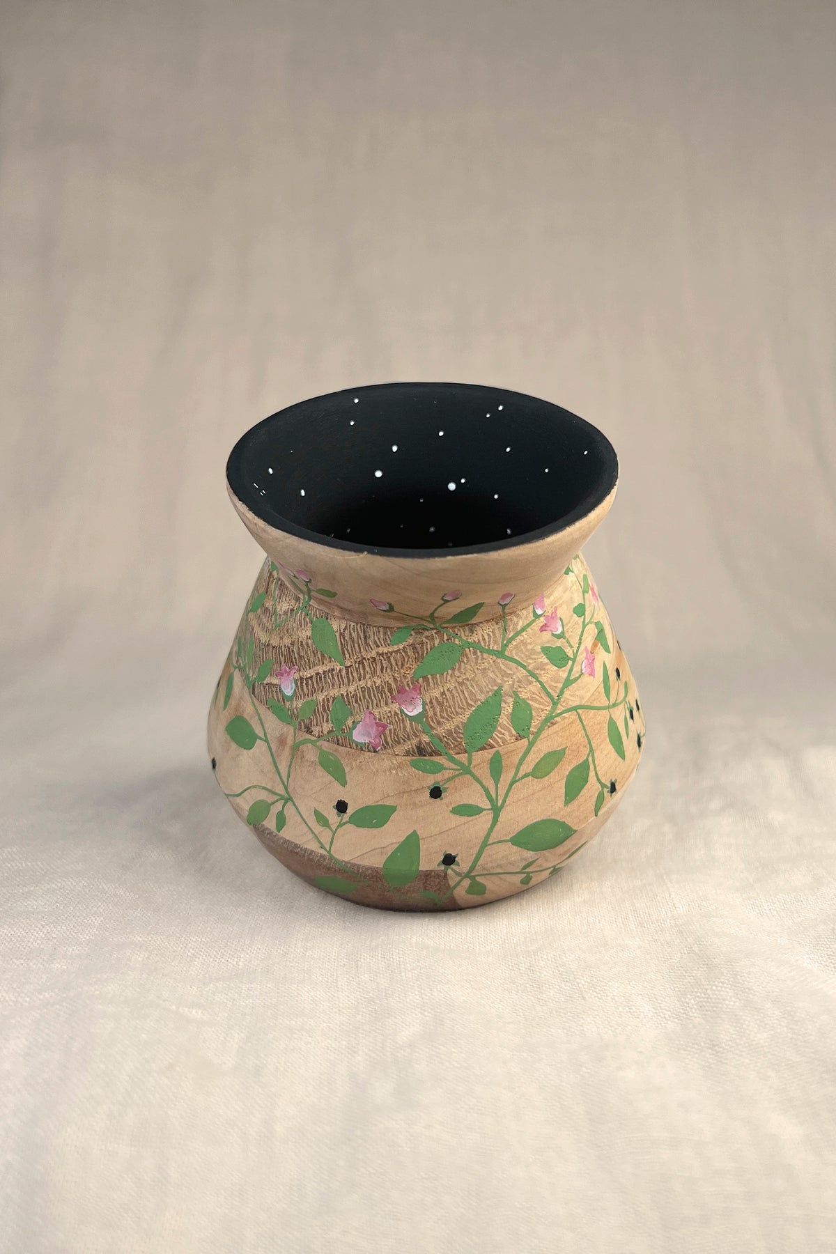 Belladonna Universe Painted Vase