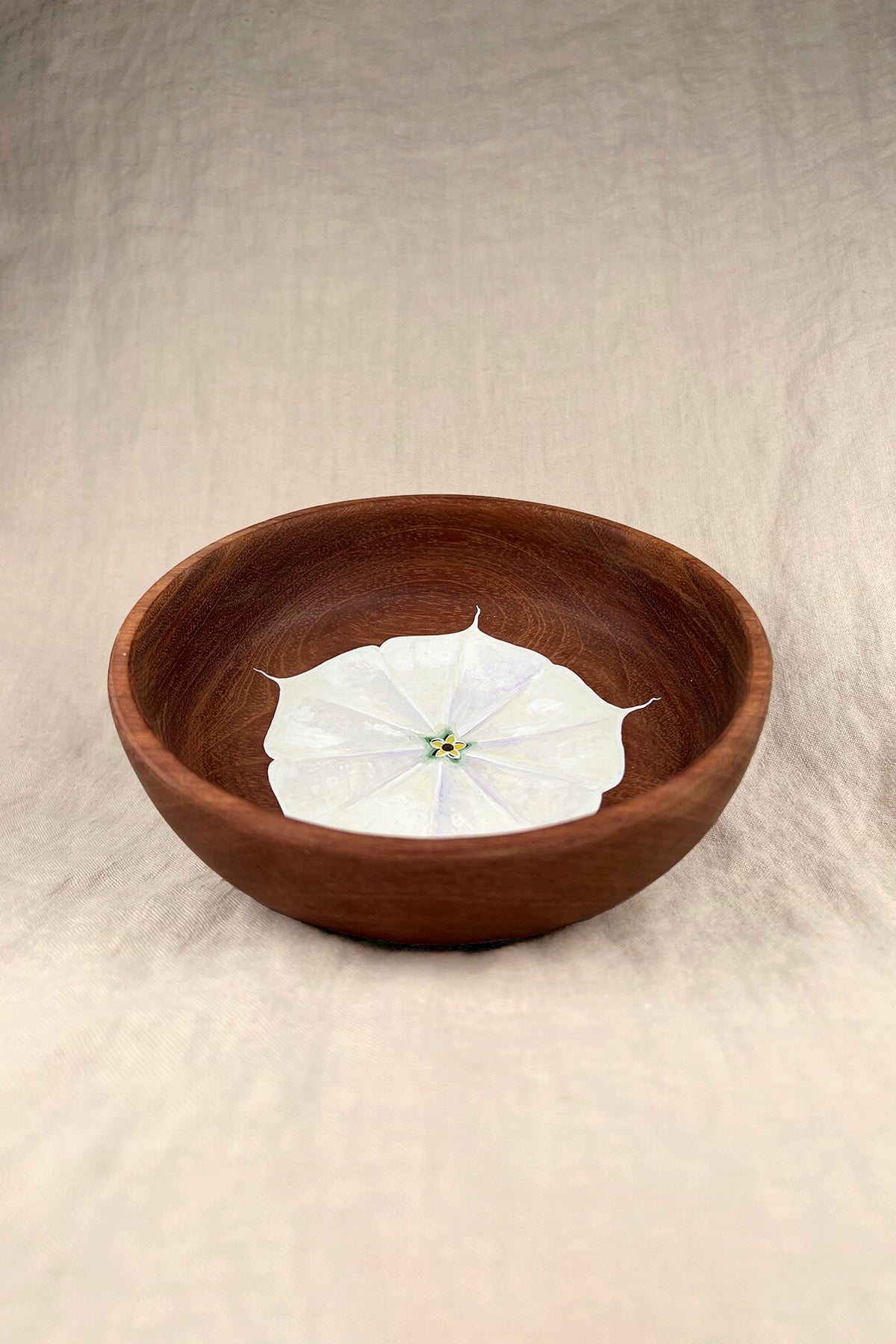 Datura Painted Altar Bowl A