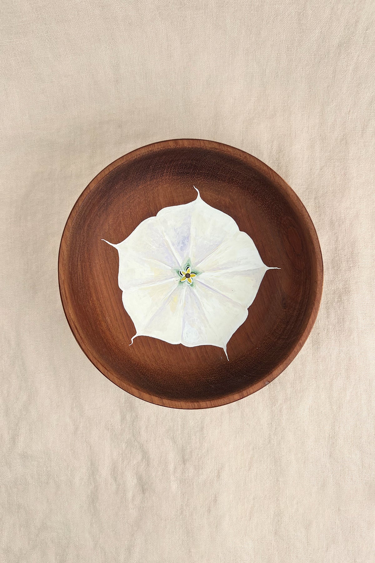 Datura Painted Altar Bowl B