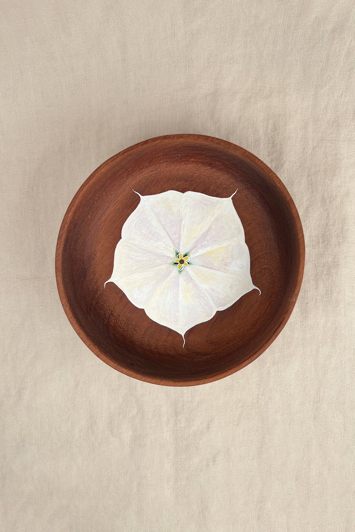 Datura Painted Altar Bowl C