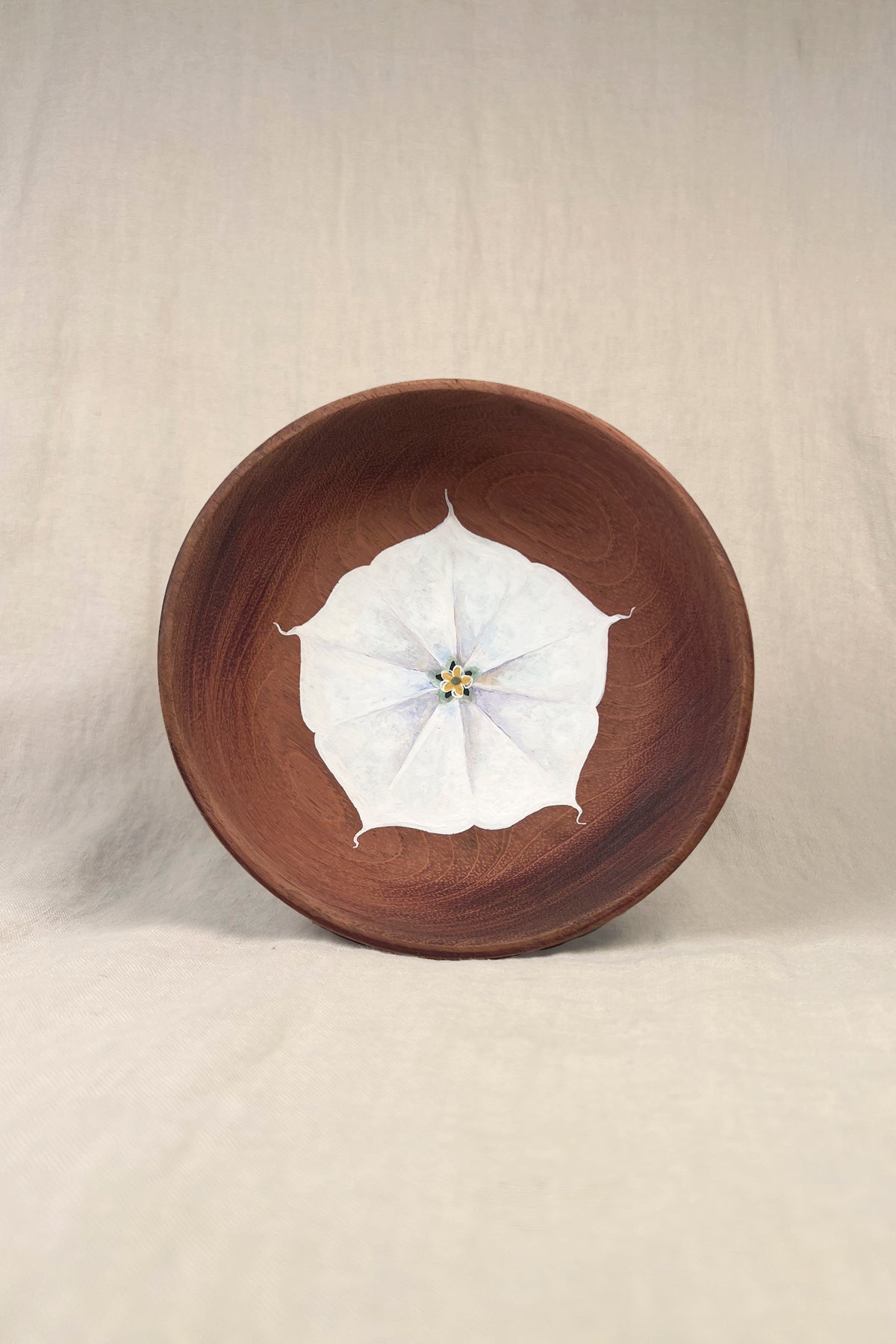 Datura Painted Altar Bowl D