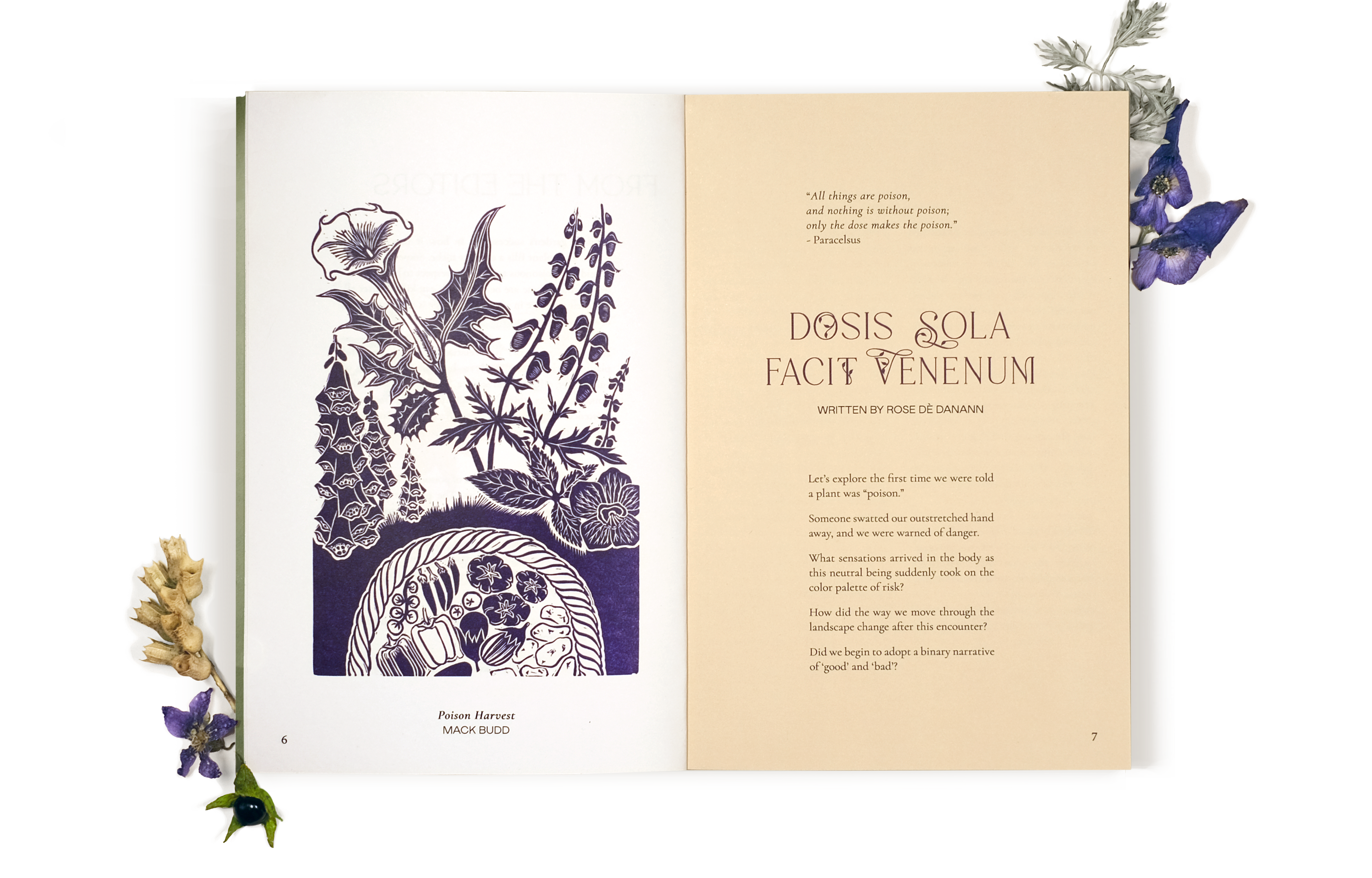 Poison Garden: Purpose of Poison